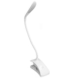 LED Desk Lamp 3 Level Brightness Energy Saving Eye Protection Clip Table Lamp with Flexible Gooseneck - Top-Down View