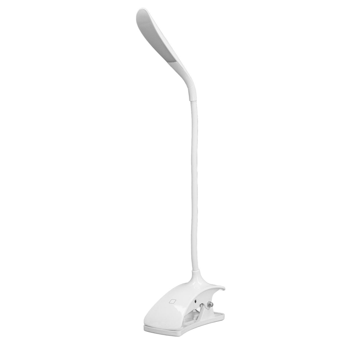 LED Desk Lamp 3 Level Brightness Energy Saving Eye Protection Clip Table Lamp with Flexible Gooseneck