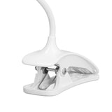 LED Desk Lamp 3 Level Brightness Energy Saving Eye Protection Clip Table Lamp with Flexible Gooseneck