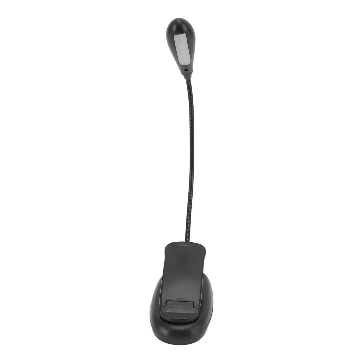 Clip On Light Black 9 Level 7 Lamps Foldable Flexible Gooseneck USB Rechargeable LED Clip Table Reading Lamp