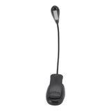 Clip On Light Black 9 Level 7 Lamps Foldable Flexible Gooseneck USB Rechargeable LED Clip Table Reading Lamp