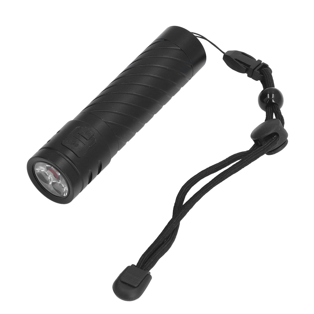 LED Camping Flashlight 3LED 3000LM Five Lighting Modes Super Bright White Light Flashlight for Outdoor Emergency
