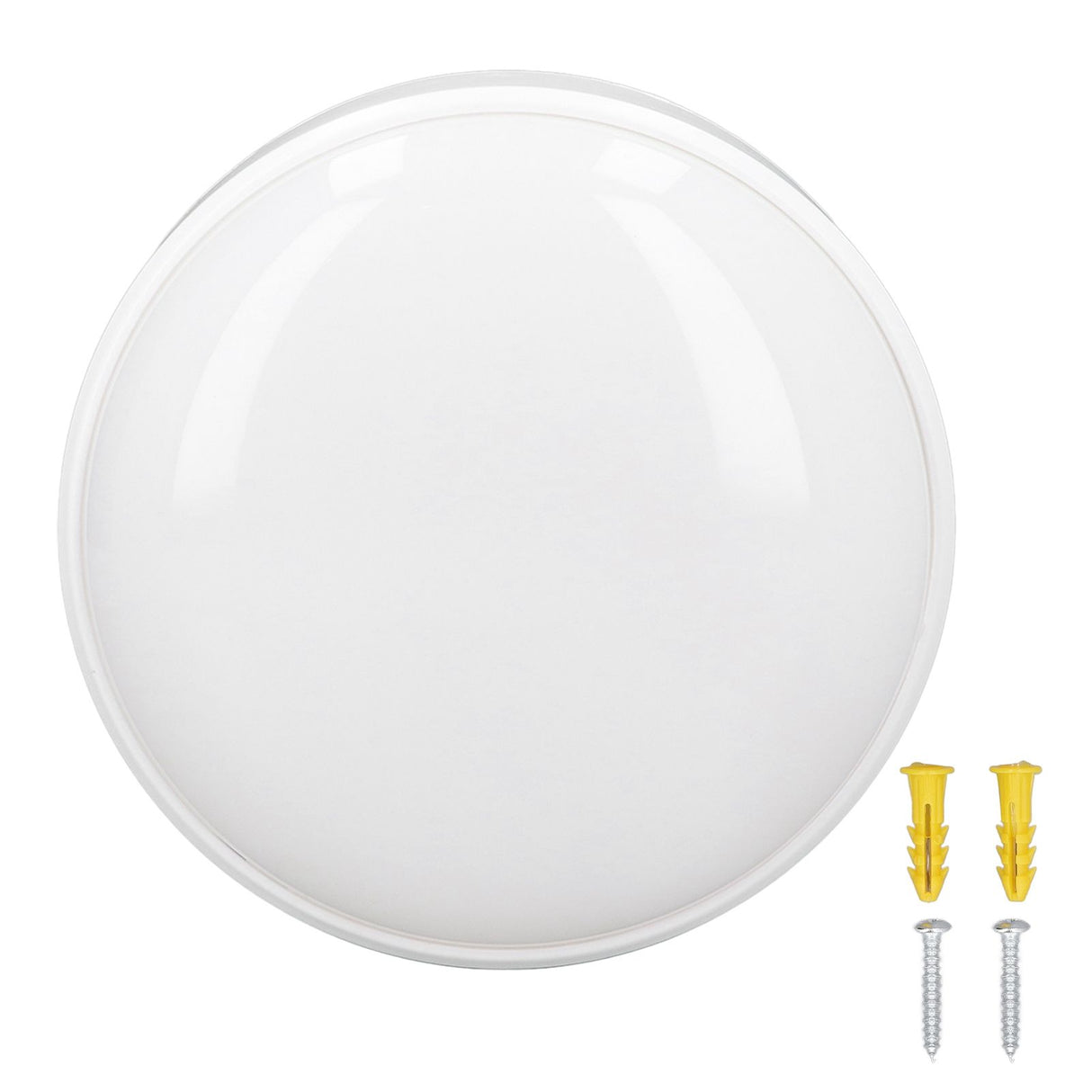 Round LED Ceiling Light Wide Irradiation Area 6500K 20W Waterproof Ceiling Light for Bedroom Living Room Toilet Bathroom