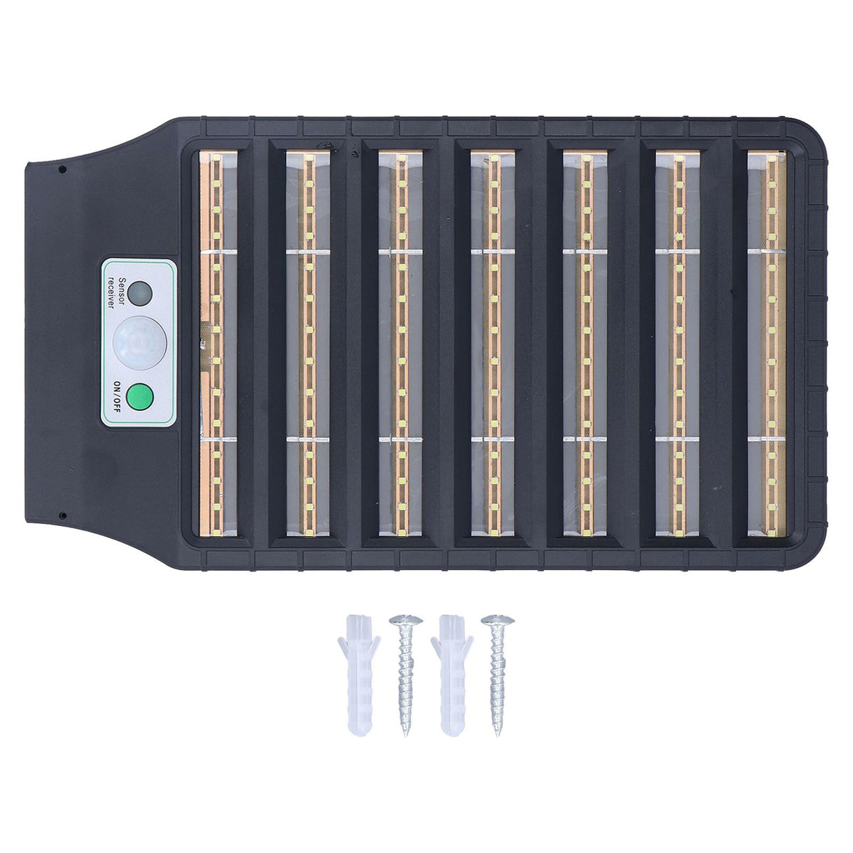 IP65 Solar Street Light 3 Modes 98 LEDs 2200LM Human Body Induction 100W Solar Wall Lights for Patios Gardens Villas Paths