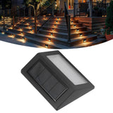 6 LED Solar Wall Lamp 10000H Automatic Function Small Size Solar Corridor Light for Hallway Staircase Garden Yard