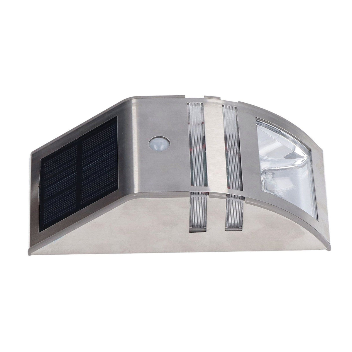 Solar Wall Lamp PIR Human Body Induction High Sensitivity White Light 40LM Stainless Steel Solar Wall Light