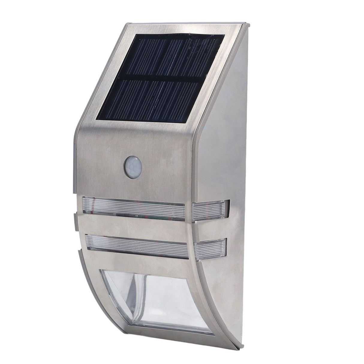 Solar Wall Lamp PIR Human Body Induction High Sensitivity White Light 40LM Stainless Steel Solar Wall Light