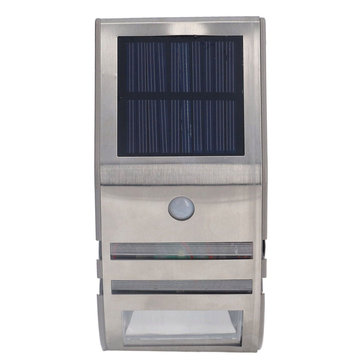 Solar Wall Lamp PIR Human Body Induction High Sensitivity White Light 40LM Stainless Steel Solar Wall Light