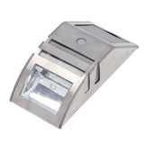 Solar Wall Lamp PIR Human Body Induction High Sensitivity White Light 40LM Stainless Steel Solar Wall Light