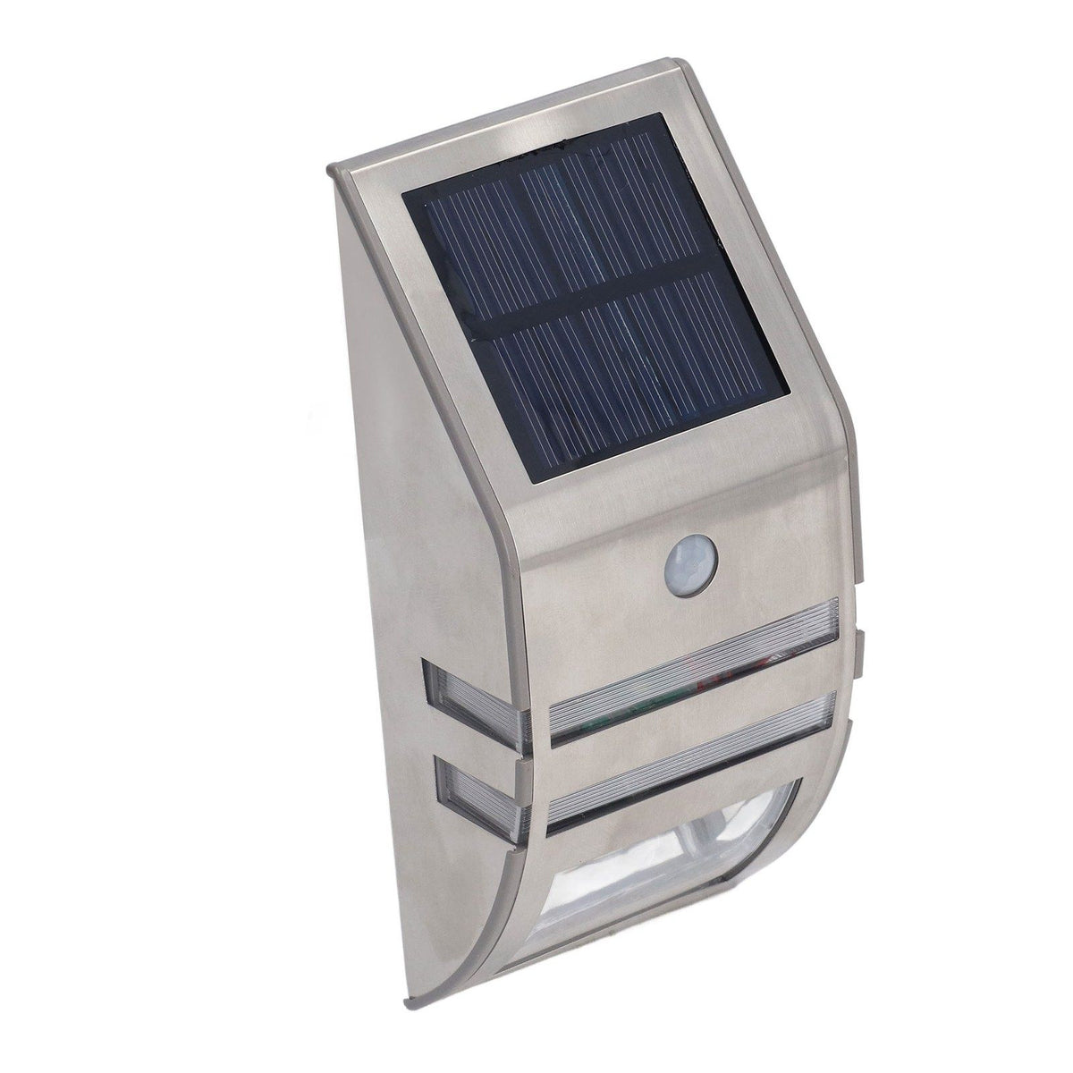Solar Wall Lamp PIR Human Body Induction High Sensitivity White Light 40LM Stainless Steel Solar Wall Light