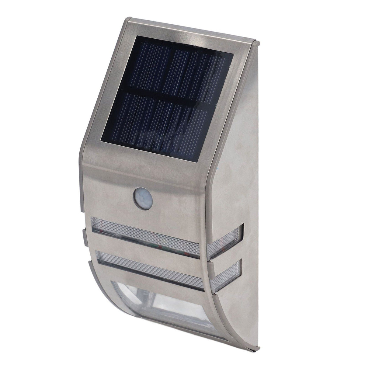 Solar Wall Lamp PIR Human Body Induction High Sensitivity White Light 40LM Stainless Steel Solar Wall Light