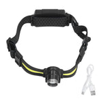 COB Multifunctional Headlight LED Mini Induction Headlamp Waterproof Camping Torch Head Lamp for Outdoors
