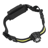 COB Multifunctional Headlight LED Mini Induction Headlamp Waterproof Camping Torch Head Lamp for Outdoors - Close-Up Angle