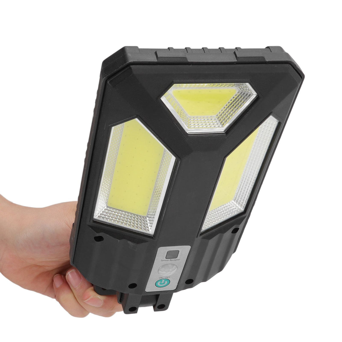 Solar Sensor Wall Light 3COB Energy Saving High Brightness Waterproof Solar Street Light for Outdoor
