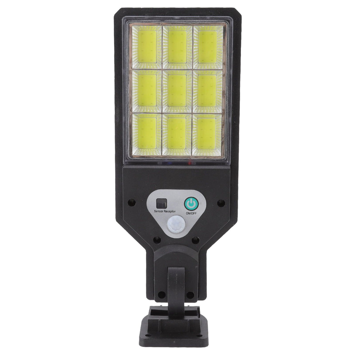 LED Solar Street Lights 9COB Body Sensing IP65 Waterproof Outdoor Street Lamp for Courtyard Yard Pathway Garden