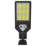 LED Solar Street Lights 9COB Body Sensing IP65 Waterproof Outdoor Street Lamp for Courtyard Yard Pathway Garden
