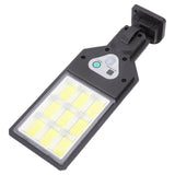 LED Solar Street Lights 9COB Body Sensing IP65 Waterproof Outdoor Street Lamp for Courtyard Yard Pathway Garden - 45-Degree Angle