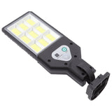 LED Solar Street Lights 9COB Body Sensing IP65 Waterproof Outdoor Street Lamp for Courtyard Yard Pathway Garden