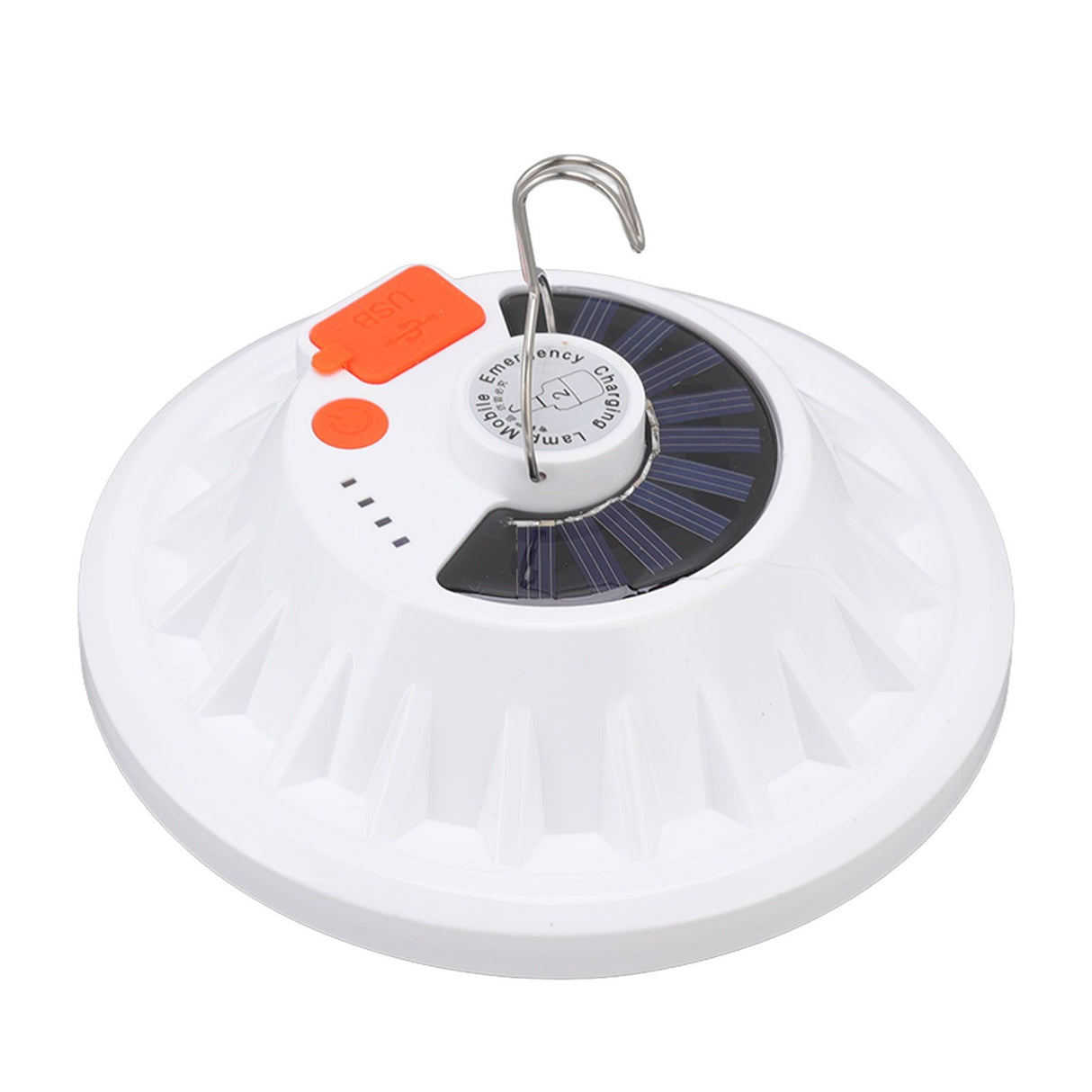 Solar Emergency Light IP65 Waterproof 60 LEDs USB Rechargeable Camping Light for Outdoor Camping