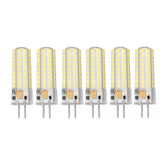 6Pcs GY6.35 LED Bulb 7W AC DC12V 700lm 72 LEDs 360 Degree LED Corn Light Bulb for Pendant Lamps Ceiling Lamps White Light(6000K-6500K)