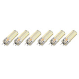 6Pcs GY6.35 LED Bulb 7W AC DC12V 700lm 72 LEDs 360 Degree LED Corn Light Bulb for Pendant Lamps Ceiling Lamps White Light(6000K-6500K) - Front View