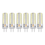 6Pcs GY6.35 LED Bulb 7W AC DC12V 700lm 72 LEDs 360 Degree LED Corn Light Bulb for Pendant Lamps Ceiling Lamps White Light(6000K-6500K) - Side View