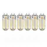 6Pcs GY6.35 LED Bulb 7W AC DC12V 700lm 72 LEDs 360 Degree LED Corn Light Bulb for Pendant Lamps Ceiling Lamps White Light(6000K-6500K)