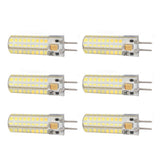 6Pcs GY6.35 LED Bulb 7W AC DC12V 700lm 72 LEDs 360 Degree LED Corn Light Bulb for Pendant Lamps Ceiling Lamps White Light(6000K-6500K)