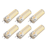 6Pcs GY6.35 LED Bulb 7W AC DC12V 700lm 72 LEDs 360 Degree LED Corn Light Bulb for Pendant Lamps Ceiling Lamps Warm Light(2700K-3000K) - Close-Up Angle