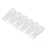 6Pcs G9 LED Light Bulbs Dimmable 3W Energy Saving 360 Degree Light Light Bulb for Ceiling Lamps and Pendant Lamps White Light 110-140V