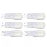 6Pcs G9 LED Light Bulbs Dimmable 3W Energy Saving 360 Degree Light Light Bulb for Ceiling Lamps and Pendant Lamps White Light 110-140V - Extra Image