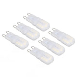6Pcs G9 LED Light Bulbs Dimmable 3W Energy Saving 360 Degree Light Light Bulb for Ceiling Lamps and Pendant Lamps White Light 110-140V - Extra Image