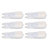 6Pcs G9 LED Light Bulbs Dimmable 3W Energy Saving 360 Degree Light Light Bulb for Ceiling Lamps and Pendant Lamps Natural White 110-140V