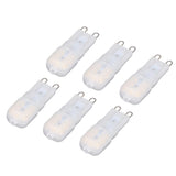 6Pcs G9 LED Light Bulbs Dimmable 3W Energy Saving 360 Degree Light Light Bulb for Ceiling Lamps and Pendant Lamps Natural White 220-240V - 45-Degree Angle