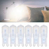 6Pcs G9 LED Light Bulbs Dimmable 3W Energy Saving 360 Degree Light Light Bulb for Ceiling Lamps and Pendant Lamps Natural White 220-240V - Extra Image
