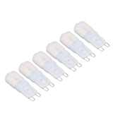 6Pcs G9 LED Light Bulbs Dimmable 3W Energy Saving 360 Degree Light Light Bulb for Ceiling Lamps and Pendant Lamps Warm White 220-240V