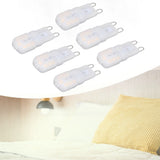 6Pcs G9 LED Light Bulbs Dimmable 3W Energy Saving 360 Degree Light Light Bulb for Ceiling Lamps and Pendant Lamps Warm White 220-240V - Extra Image