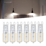 6pcs G9 LED Bulb 5W Transparent Cover 22LED Dimmable G9 Light Bulb for Ceiling Light Wall Light Table Light White Light 110-140V - Extra Image