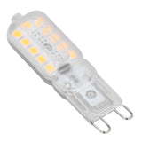 6pcs G9 LED Bulb 5W Transparent Cover 22LED Dimmable G9 Light Bulb for Ceiling Light Wall Light Table Light White Light 110-140V - Extra Image