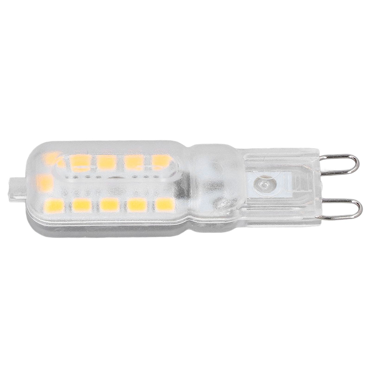 6pcs G9 LED Bulb 5W Transparent Cover 22LED Dimmable G9 Light Bulb for Ceiling Light Wall Light Table Light Warm White 110-140V