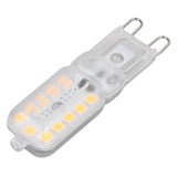 6pcs G9 LED Bulb 5W Transparent Cover 22LED Dimmable G9 Light Bulb for Ceiling Light Wall Light Table Light Warm White 220-240V