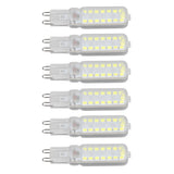 6pcs G9 LED Bulbs 7W Dimmable 360° Illumination Replacement Light Bulb for Wall Desk Cabinet Lamp White Light 220-240V - Side View