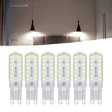 6pcs G9 LED Bulbs 7W Dimmable 360° Illumination Replacement Light Bulb for Wall Desk Cabinet Lamp White Light 220-240V - Extra Image