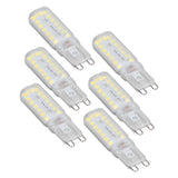 6pcs G9 LED Bulbs 7W Dimmable 360° Illumination Replacement Light Bulb for Wall Desk Cabinet Lamp Natural White 110-140V