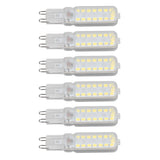 6pcs G9 LED Bulbs 7W Dimmable 360° Illumination Replacement Light Bulb for Wall Desk Cabinet Lamp Natural White 220-240V - Side View