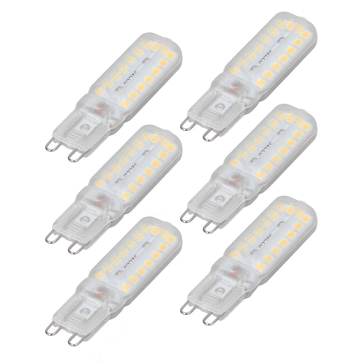 6pcs G9 LED Bulbs 7W Dimmable 360° Illumination Replacement Light Bulb for Wall Desk Cabinet Lamp Warm White 220-240V