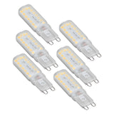 6pcs G9 LED Bulbs 7W Dimmable 360° Illumination Replacement Light Bulb for Wall Desk Cabinet Lamp Warm White 220-240V