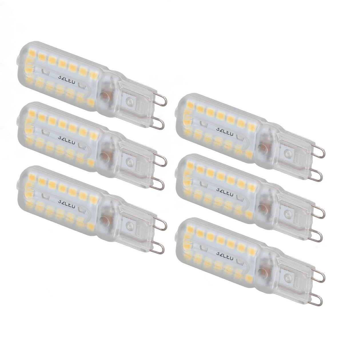 6pcs G9 LED Bulbs 7W Dimmable 360° Illumination Replacement Light Bulb for Wall Desk Cabinet Lamp Warm White 220-240V