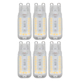 6pcs G9 LED Bulbs 7W Dimmable 360° Illumination Replacement Light Bulb for Wall Desk Cabinet Lamp Warm White 220-240V - Extra Image