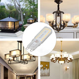 6pcs G9 LED Bulbs 7W Dimmable 360° Illumination Replacement Light Bulb for Wall Desk Cabinet Lamp Warm White 220-240V